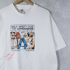 画像1: 90's USA製 "WALK NASTY FOR THE LOVEMASTER" プリントTシャツ XL (1)