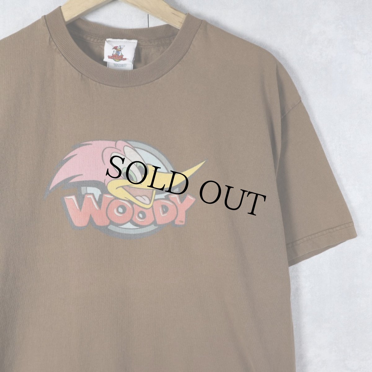 画像1: WOODY WOODPECKER キャラクタープリントTシャツ L (1)