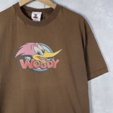 画像1: WOODY WOODPECKER キャラクタープリントTシャツ L (1)