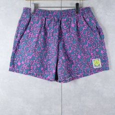 画像1: 80〜90's FROGBALL 総柄 コットンスイムショーツ XL (1)