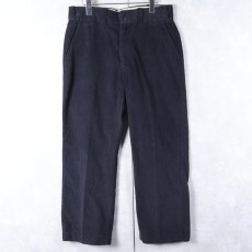 画像1: 70's USA製 コーデュロイパンツ NAVY W33 (1)