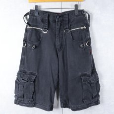 画像1: TRIPP NYC ボンテージハーフパンツ BLACK XS (1)