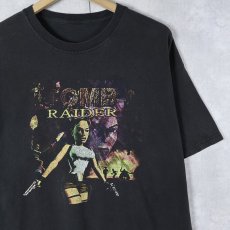 画像1: TOMB RAIDER ゲームプリントTシャツ BLACK (1)