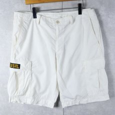 画像1: DENIM & SUPPLY RALPH LAUREN サイドアジャスタ付き コットンカーゴショーツ W38 (1)
