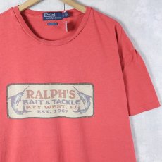 画像1: POLO Ralph Lauren "CLASSIC FIT" 魚プリントTシャツ XL (1)