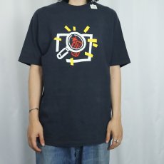 画像3: 90's USA製 "NOTHING BUGS ME!" プリントTシャツ NAVY L (3)