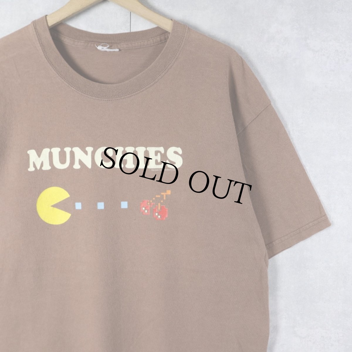 画像1: 2000's PAC-MAN "MUNCHIES" ゲームプリントTシャツ  (1)
