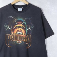 画像1: 2003 PANTERA USA製 ヘヴィメタルバンド プリントTシャツ XL (1)