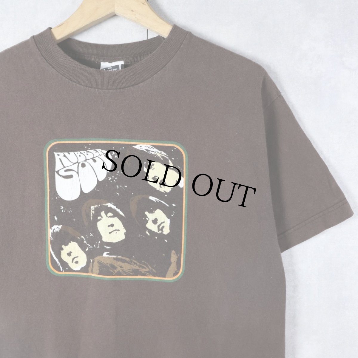 画像1: 2005 THE BEATLES "RUBBER SOUL" ロックバンドアルバムTシャツ M (1)
