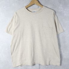 画像1: 90's GAP USA製 無地 ポケットTシャツ M (1)