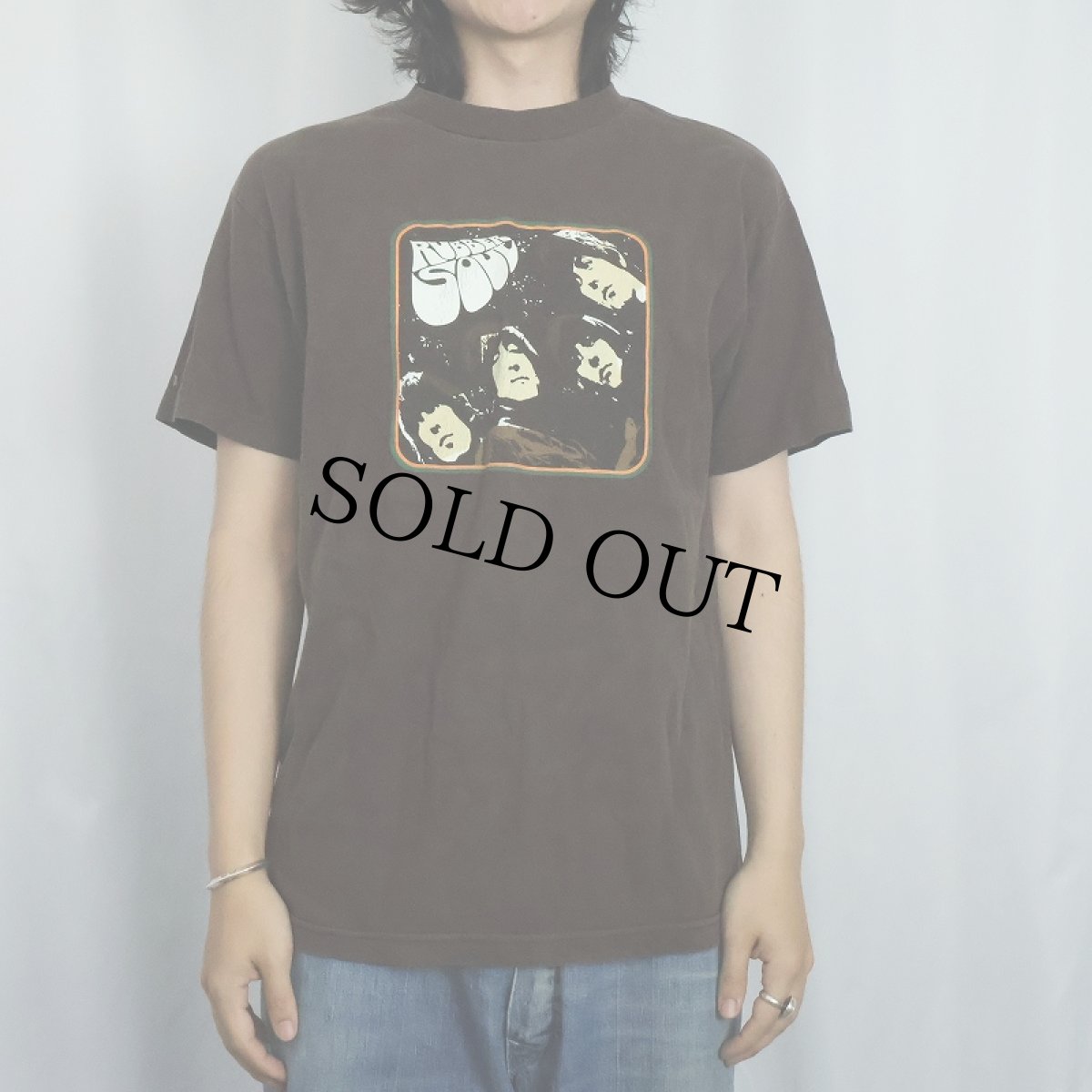 画像2: 2005 THE BEATLES "RUBBER SOUL" ロックバンドアルバムTシャツ M (2)