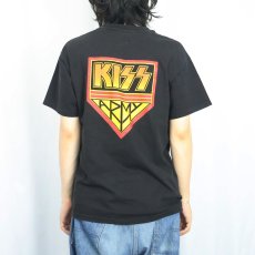 画像4: 1993 KISS USA製 "ALIVEIII" ヘヴィメタルバンド プリントTシャツ BLACK L (4)