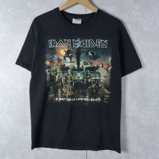 画像1: 2000's IRON MAIDEN "A MATTER OF LIFE AND DEATH" ヘヴィメタルバンド アルバムプリントTシャツ BLACK M (1)