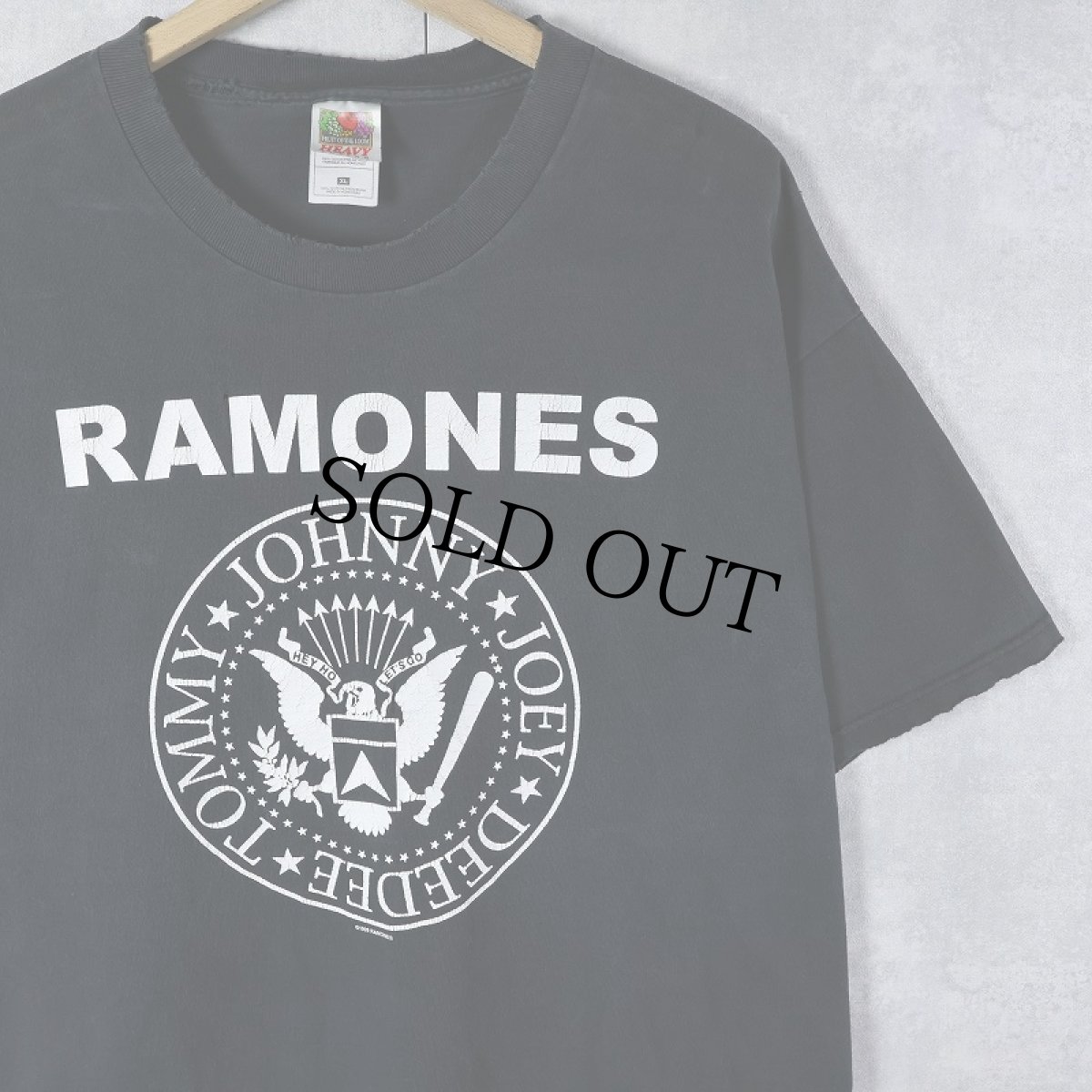 画像1: 90's RAMONES ロックバンドTシャツ BLACK XL (1)