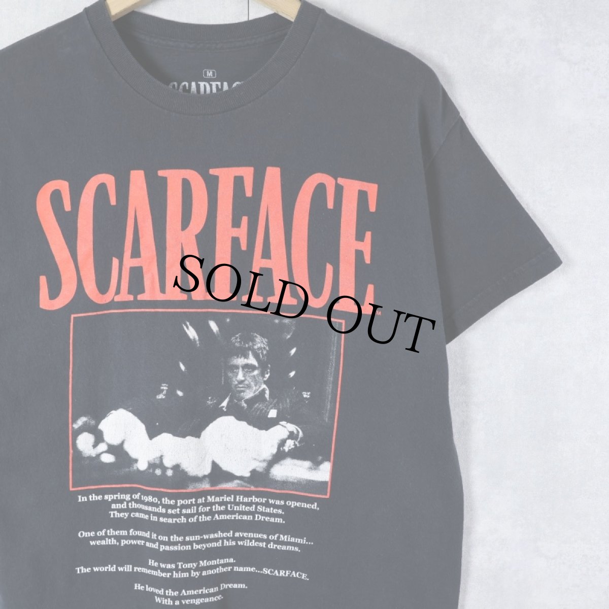 画像1: Scarface 映画プリントTシャツ M (1)