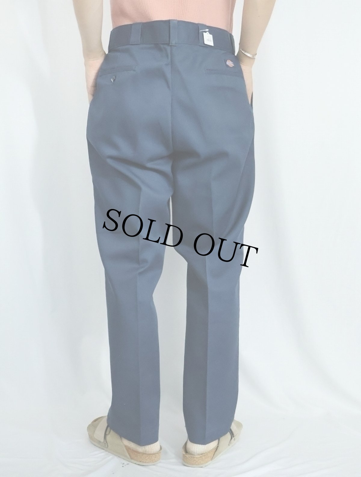 画像4: 80's Dickies USA製 ワークパンツ NAVY DEADSTOCK W35 (4)