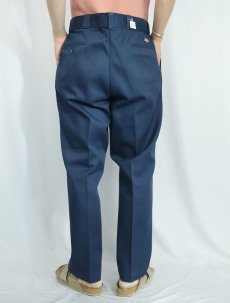 画像4: 80's Dickies USA製 ワークパンツ NAVY DEADSTOCK W35 (4)