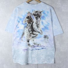 画像2: 90's〜 LIQUID BLUE "STAR WAES" 大判プリント映画Tシャツ L (2)