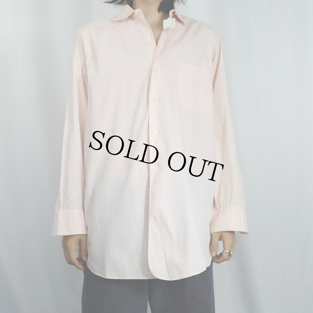 画像2: 50〜60's BRENT MONTGOMERY WARD マチ付きラウンドカラーシャツ  (2)