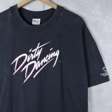 画像1: 90's Dirty Dancing USA製 映画ロゴプリントTシャツ BLACK XL (1)