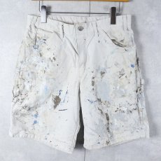 画像1: Dickies ペンキペイント コットンペインターショーツ W31 (1)