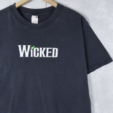 画像1: "WICKED" ミュージカルプリントTシャツ BLACK  (1)