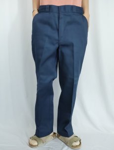 画像3: 80's Dickies USA製 ワークパンツ NAVY DEADSTOCK W35 (3)