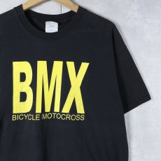 画像1: "BMX" プリントTシャツ BLACK L (1)