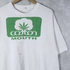 画像1: 90's COTTON MOUTH ガンジャプリントTシャツ (1)