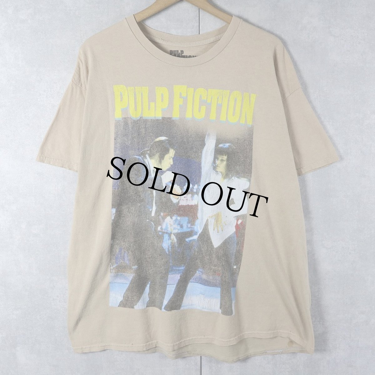 画像1: PULP FICTION クライム映画 プリントTシャツ L (1)