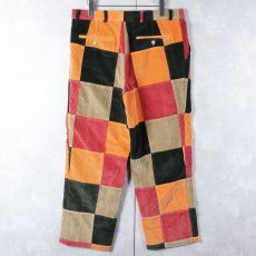 画像2: Vineyard Vines パッチワーク コーデュロイパンツ W33 (2)