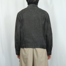 画像3: 90's Levi's 75505 CANADA製 ブラックデニムジャケット SIZE40 (3)
