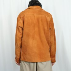 画像3: 60〜70's レースアップ スエードレザージャケット (3)
