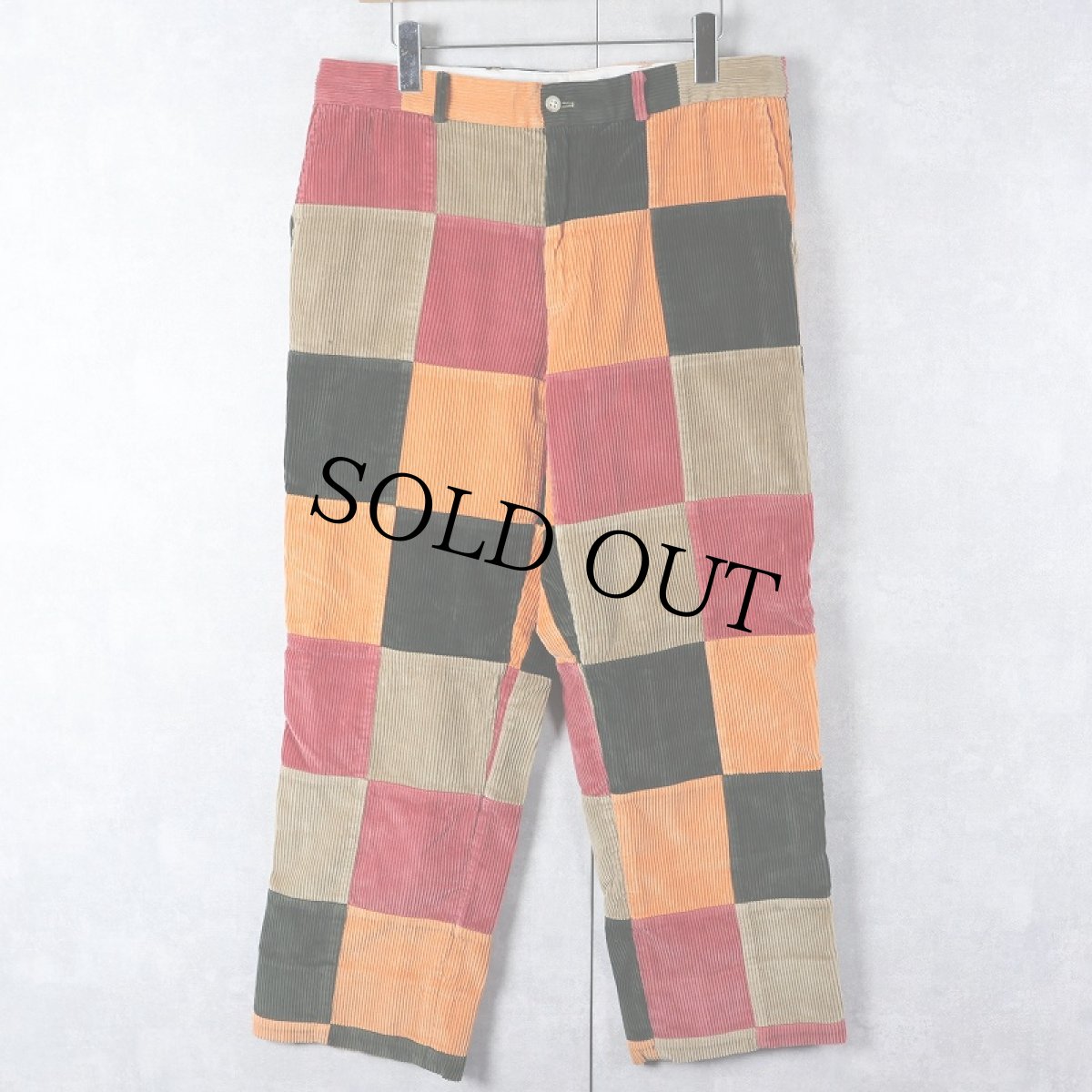 画像1: Vineyard Vines パッチワーク コーデュロイパンツ W33 (1)