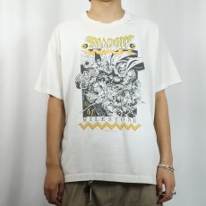 画像2: 90's Milestone Media "SHADOW WAR" アメコミキャラクタープリントTシャツ  (2)