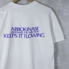 画像2: 90's ABBOKINASE USA製 メディカル企業プリントTシャツ L (2)