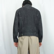 画像3: 90's Levi's 75505 CANADA製 ブラックデニムジャケット SIZE40 (3)