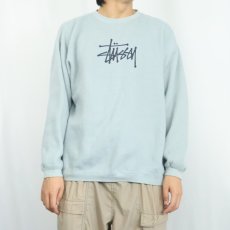 画像2: STUSSY ロゴプリントスウェット M (2)