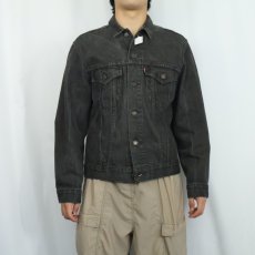 画像2: 90's Levi's 75505 CANADA製 ブラックデニムジャケット SIZE40 (2)