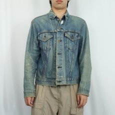 画像2: 60〜70's LEVI'S 70505 BIGE デニムジャケット (2)