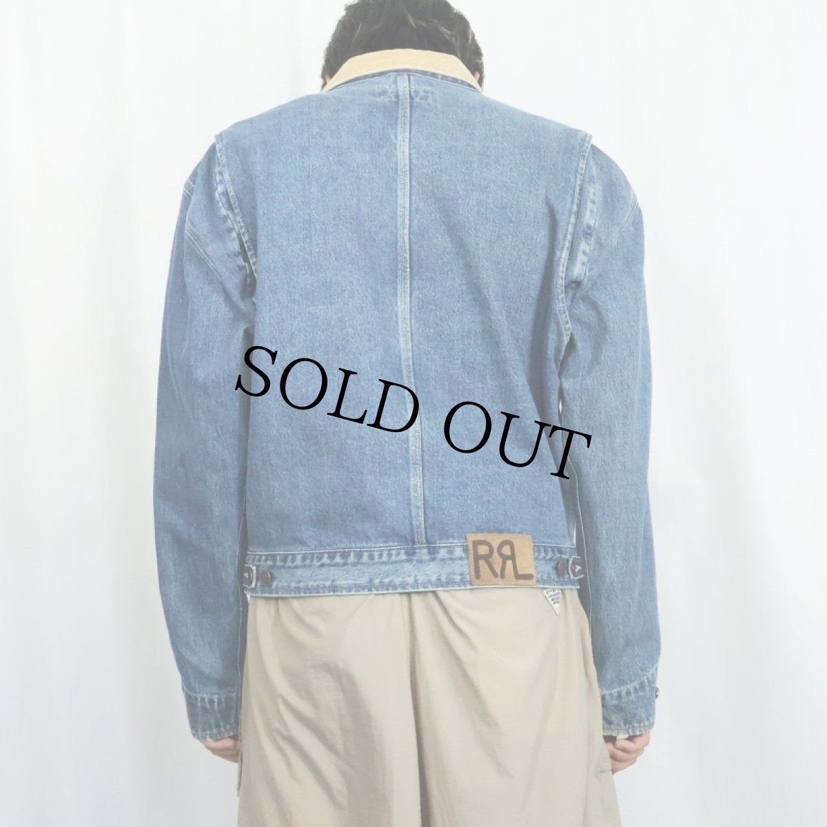画像3: 90's Ralph Lauren RRL 三ツ星 USA製 デニムジャケット S (3)