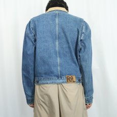 画像3: 90's Ralph Lauren RRL 三ツ星 USA製 デニムジャケット S (3)