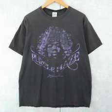 画像1: Jimi Hendrix "PURPLE HAZE" ミュージシャンプリントTシャツ L (1)