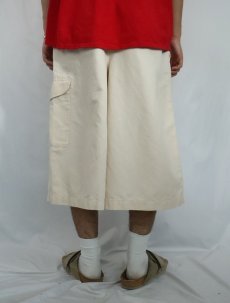 画像3: BANANA REPUBLIC 2タック コットン×リネン グルカショーツ W31-34 (3)