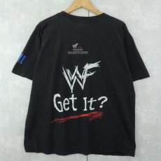 画像2: 90's WWF "Attitude Era" プロレスゲーム プリントTシャツ BLACK (2)