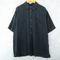 画像1: 90's LANDS' END リネンシャツ XL (1)