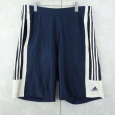 画像1: adidas サイドライン トレーニングショーツ NAVY XL (1)