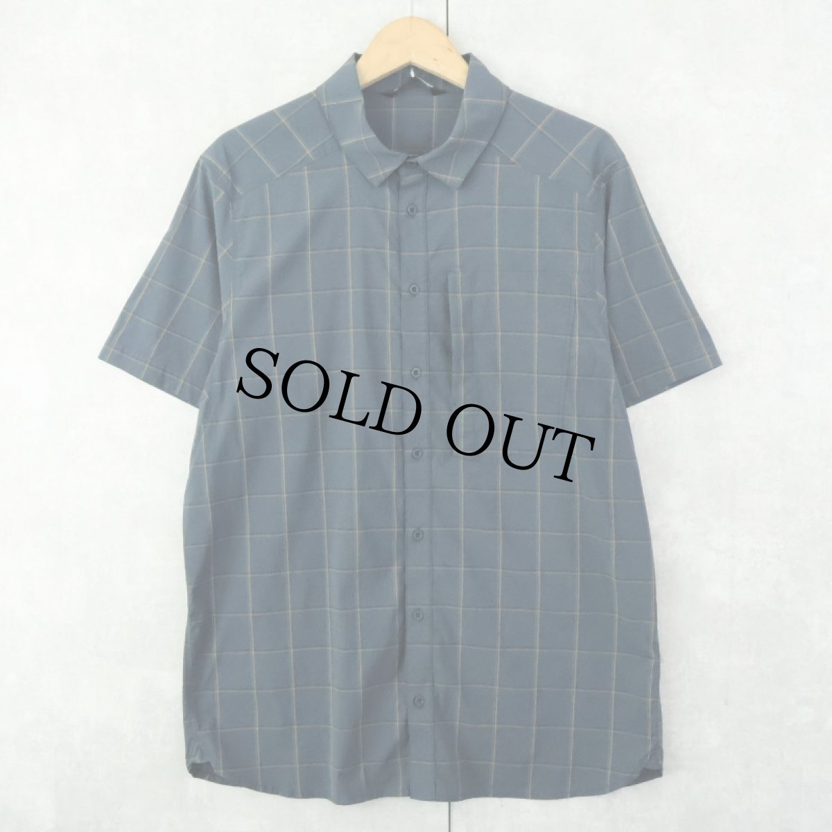 画像1: ARC'TERYX "RIEL SHIRT" ナイロンシャツ M (1)