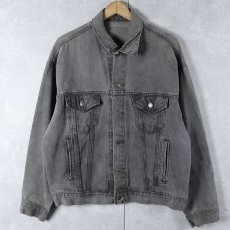 画像1: 90's Levi's 70507 USA製 ブラックデニムジャケット (1)