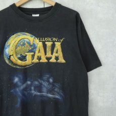 画像1: 90's NINTENDO "ILLUSION OF GAIA" ゲームプリントTシャツ BLACK  (1)
